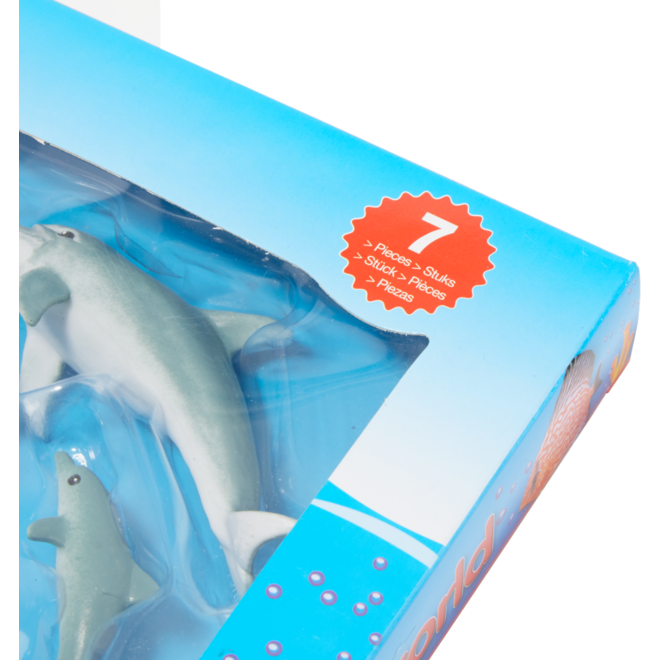 Zeedierenset, 7 stuks