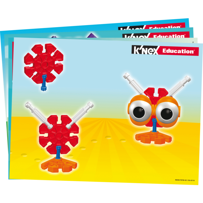 Kid K'nex 78750 aanvullingsset met 8 voorbeeldkaarten