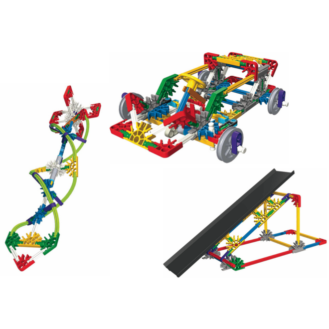 K'nex 78620 techniek wielen,assen en hellende vlakken 221 onderdelen