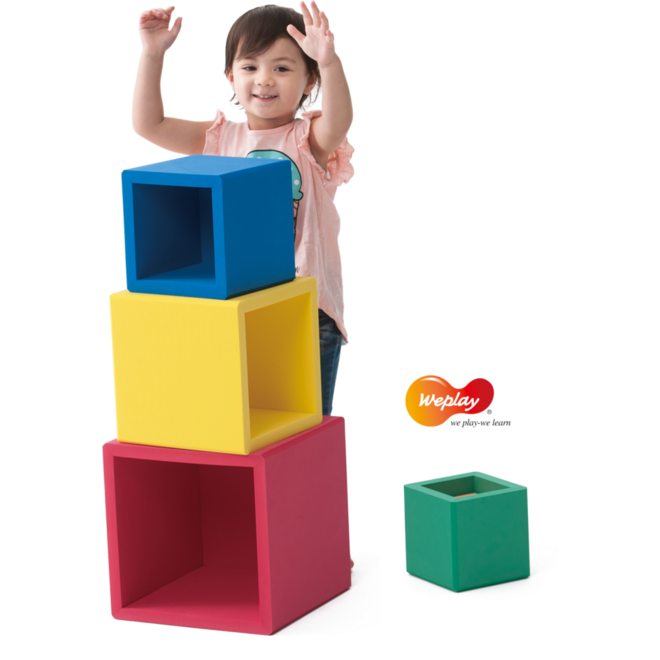 Stapel- en nestblokken, 5 stuks