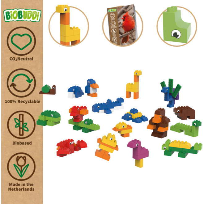 BiOBUDDi Education Big set dieren