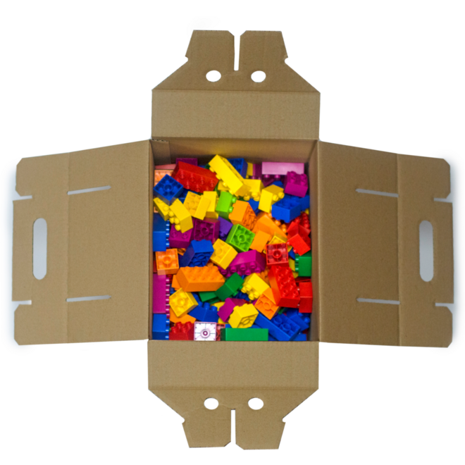 BiOBUDDi Education Big bouwblokken 150 stuks