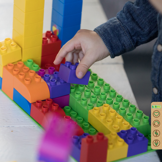 BiOBUDDi Education Big bouwblokken 150 stuks