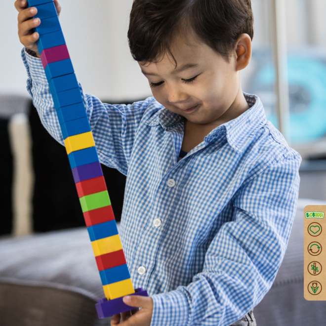 BiOBUDDi Education Big bouwblokken 500 stuks