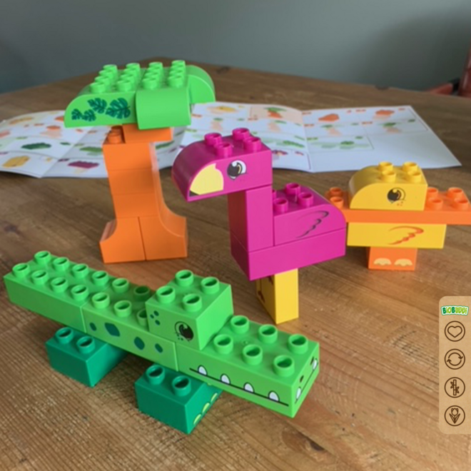 BiOBUDDi Education Big wilde dieren