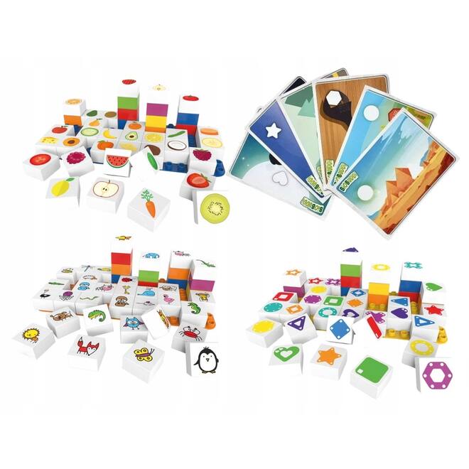 BiOBUDDi Education set dieren, fruit en vormen