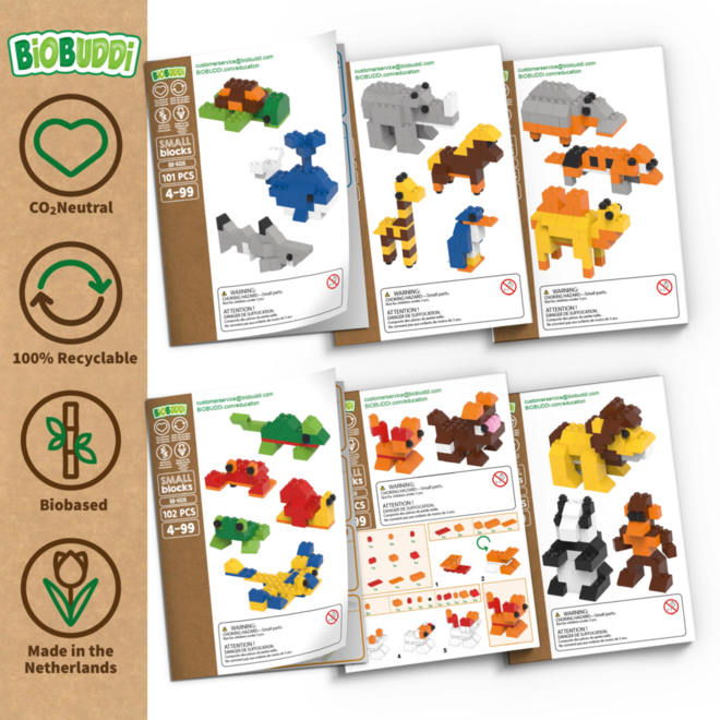 BiOBUDDi Education Small Bouw je dierenplaneet
