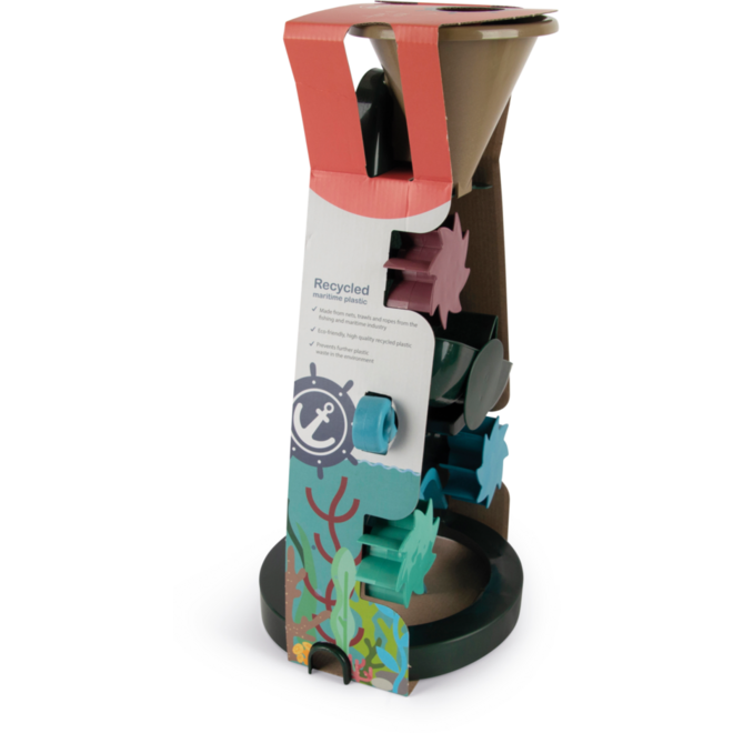 Zand-watermolen gerecycled 'Blue Marine'