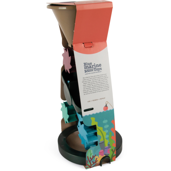 Zand-watermolen gerecycled 'Blue Marine'