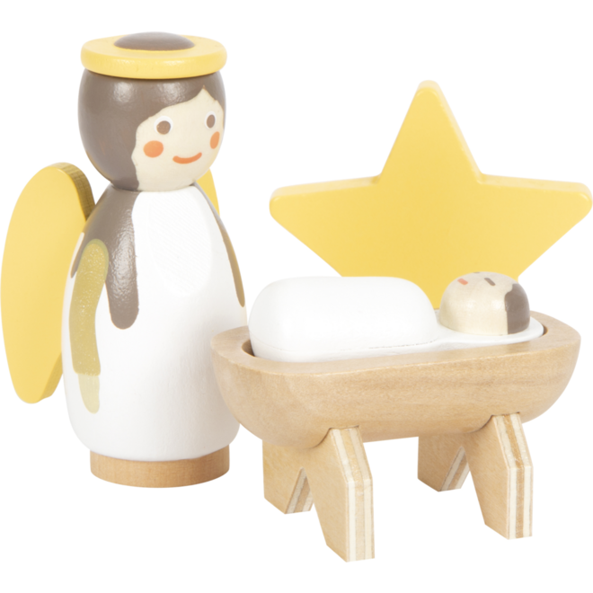 Small Foot - Houten Kerstkribbe Speelset