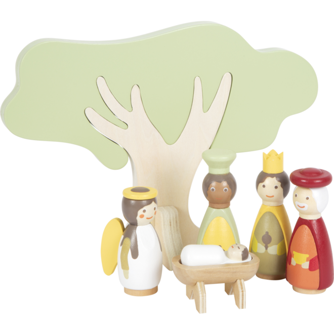 Small Foot - Houten Kerstkribbe Speelset
