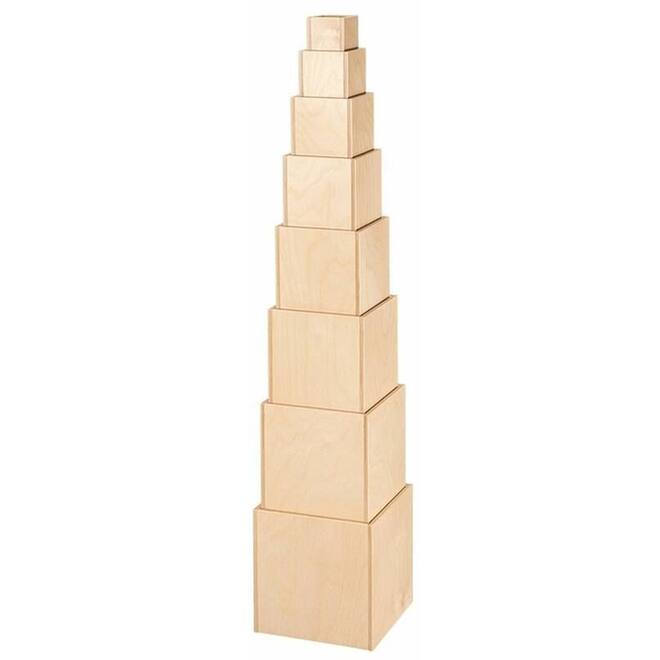 Toren van hout groot formaat