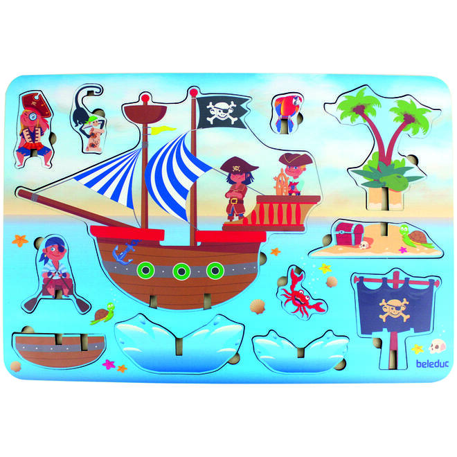 Avontuurpuzzel Piraten 3D