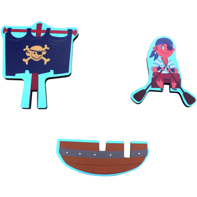 Avontuurpuzzel Piraten 3D