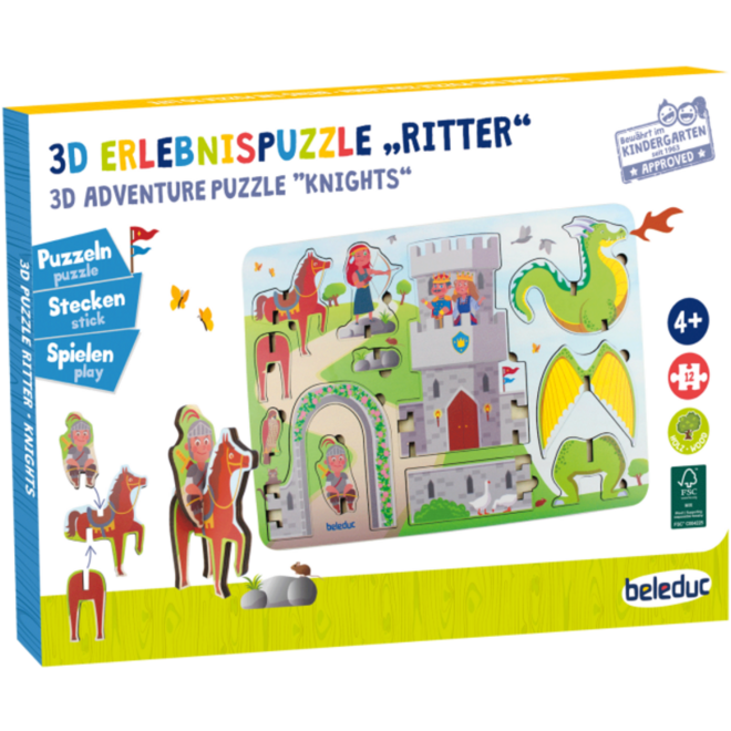 Avonturenpuzzel ridders 3D