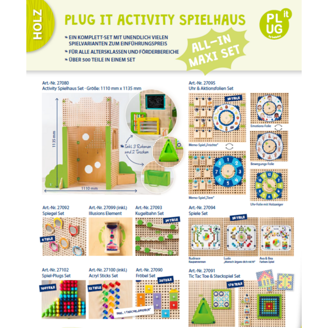Plug it “Activiteitenhuis - All In, (excl. Montage)