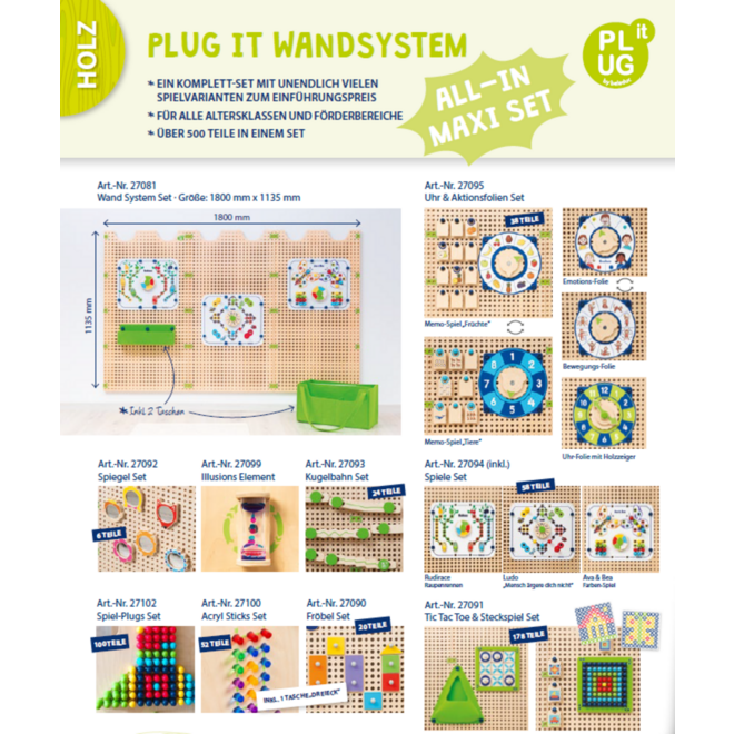 Plug it “Wandsysteem - All In, (excl. Montage)