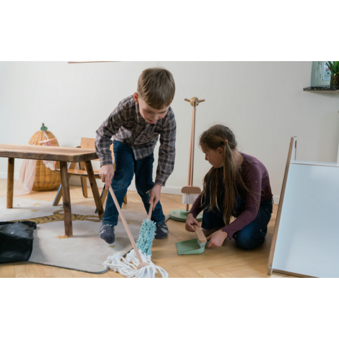 Schoonmaakset | 6 delig, hout