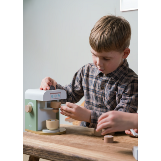 Koffiezetapparaat | 13 delig, hout