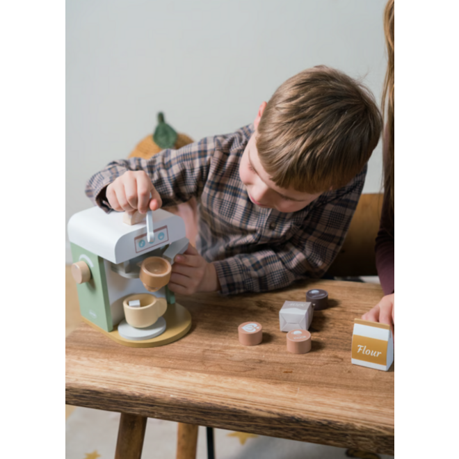 Koffiezetapparaat | 13 delig, hout