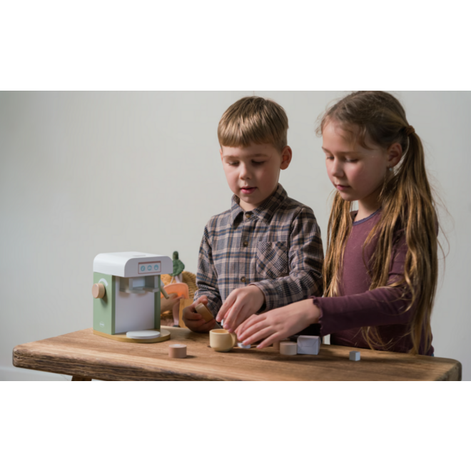 Koffiezetapparaat | 13 delig, hout