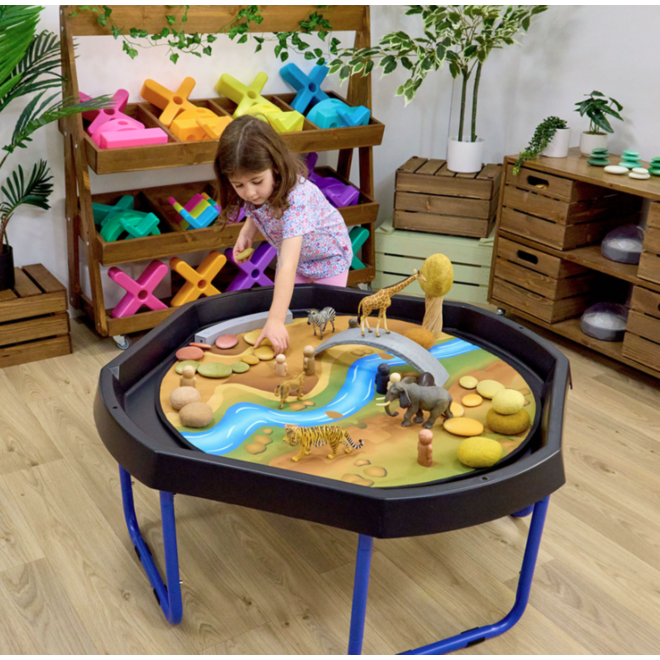 Interactieve kleine wereld safarilandschap