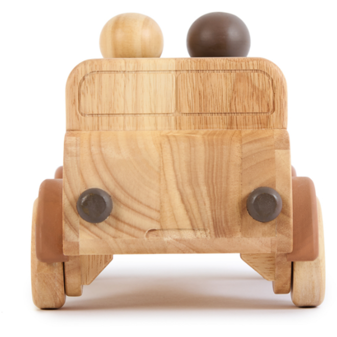 Auto groot, van hout