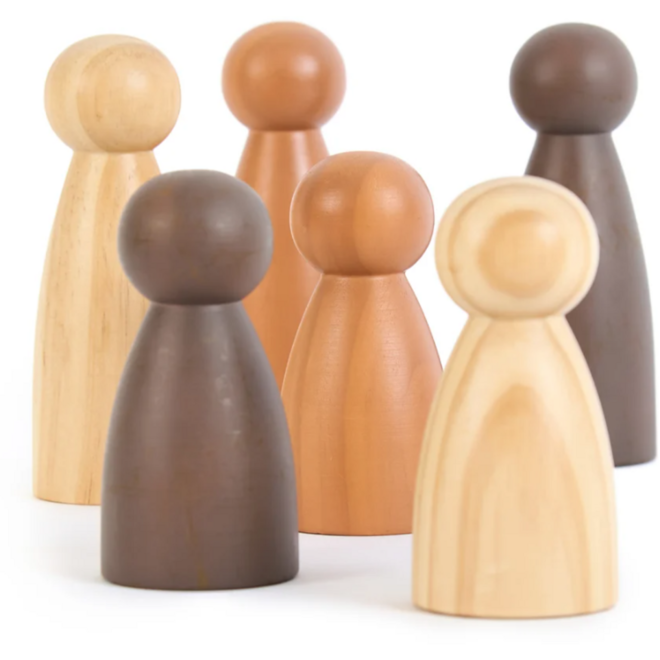 Figuren van hout, groot