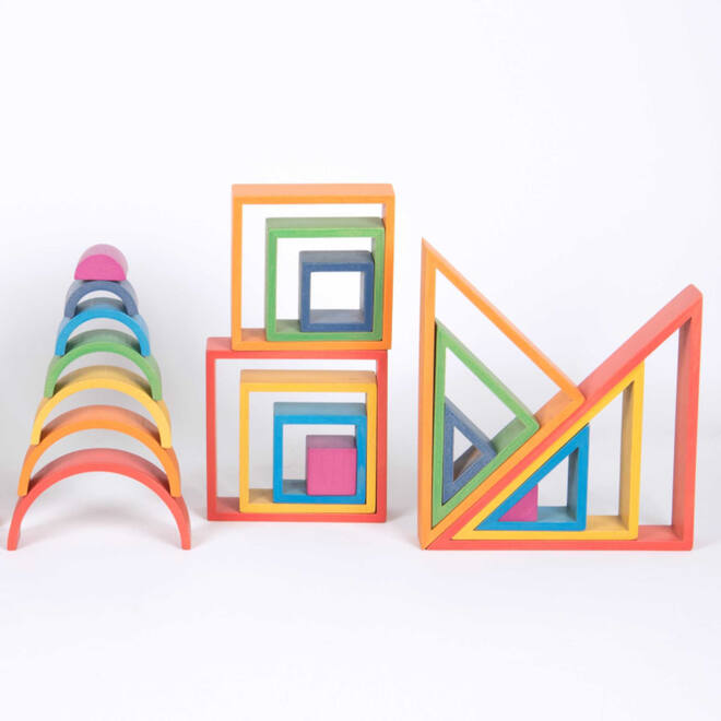Regenboog architectenset
