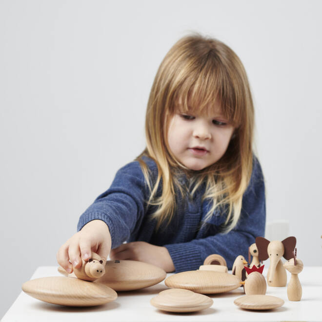 Houten diervriendjes