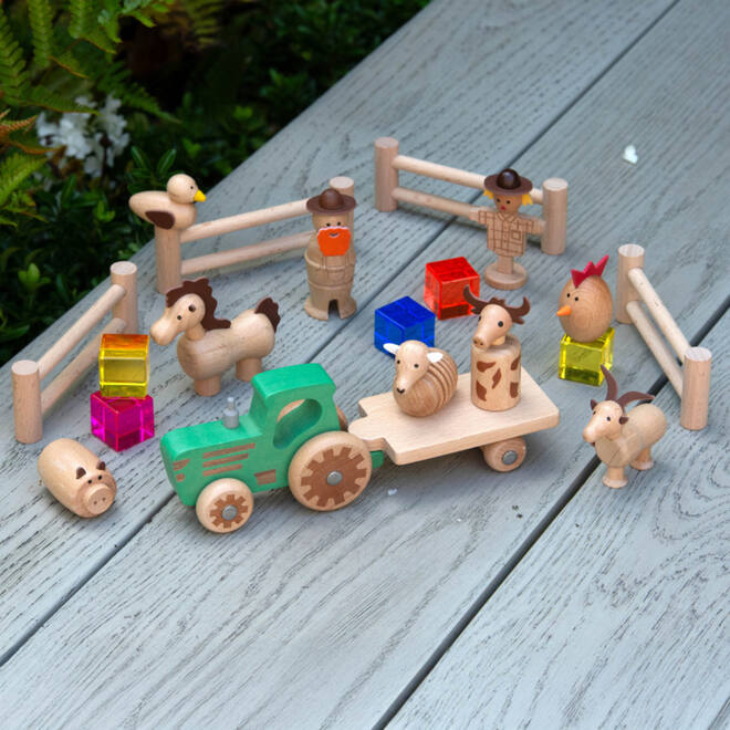 Boerderij set, hout