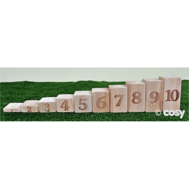 Cijferblokken proportioneel 1-10