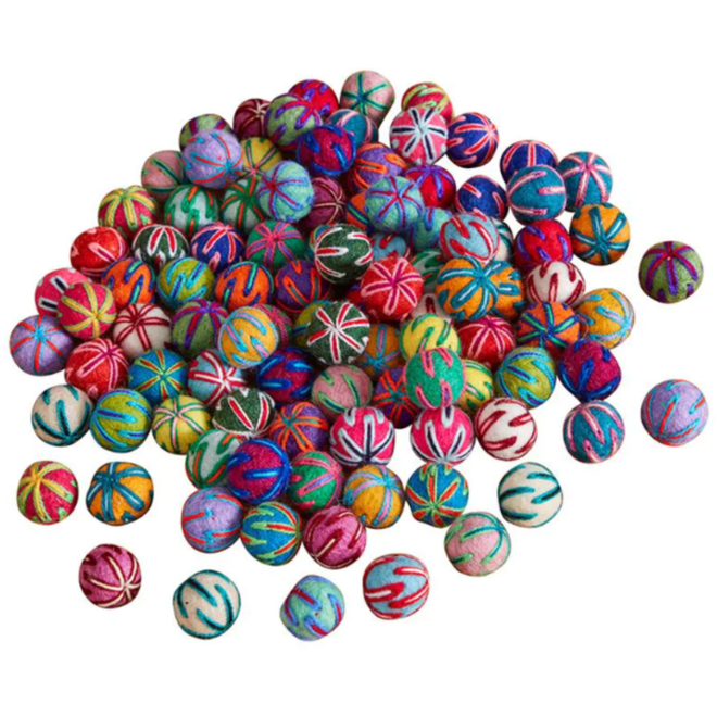 Patronenballen 100 stuks van vilt