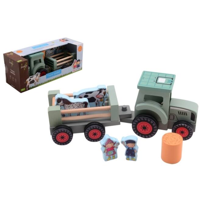Joueco - Fien & Teun tractor met accessoires