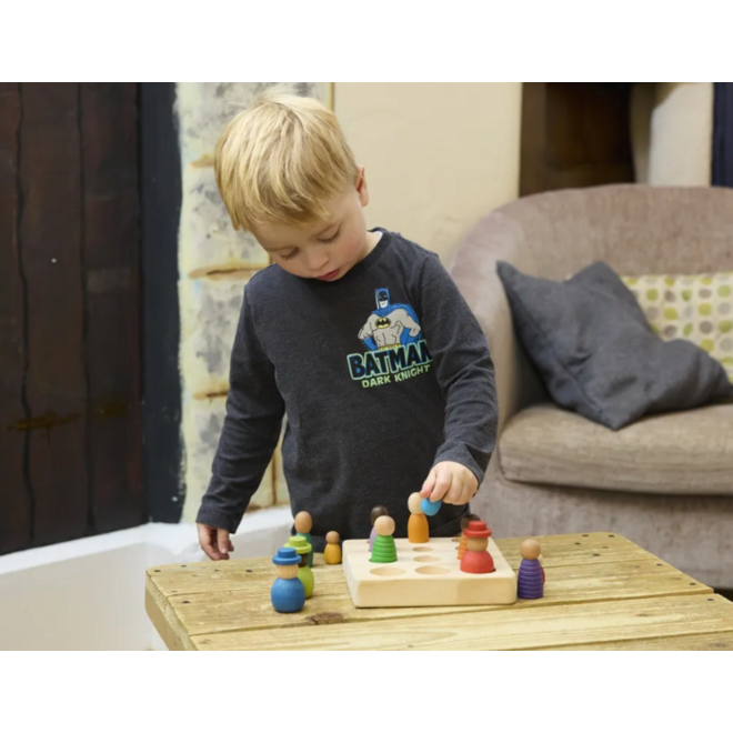 Wereldburgerset, loose parts, hout