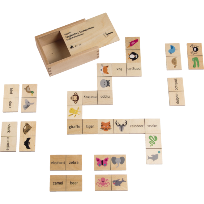 Domino dieren Engels