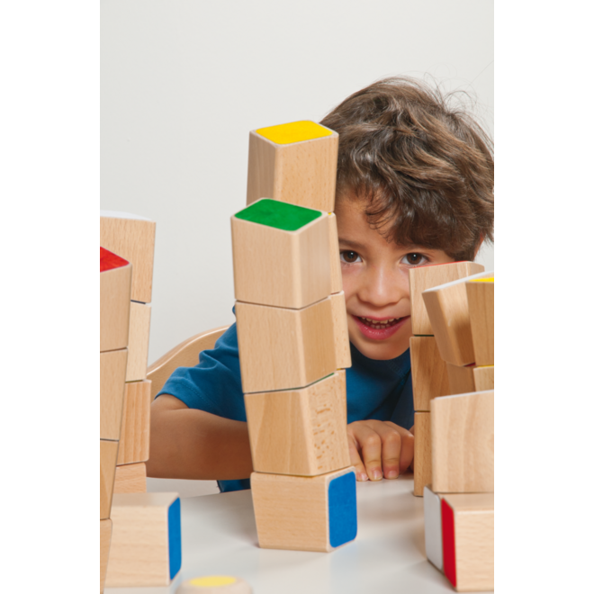 Bouwblokken balanceren