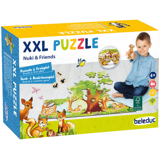 Puzzel XXL - Nuki & vrienden