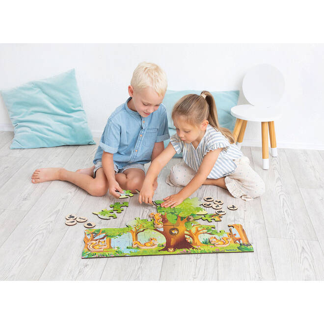Puzzel XXL - Nuki & vrienden