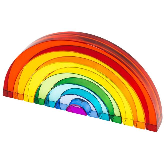 Regenboog van acryl
