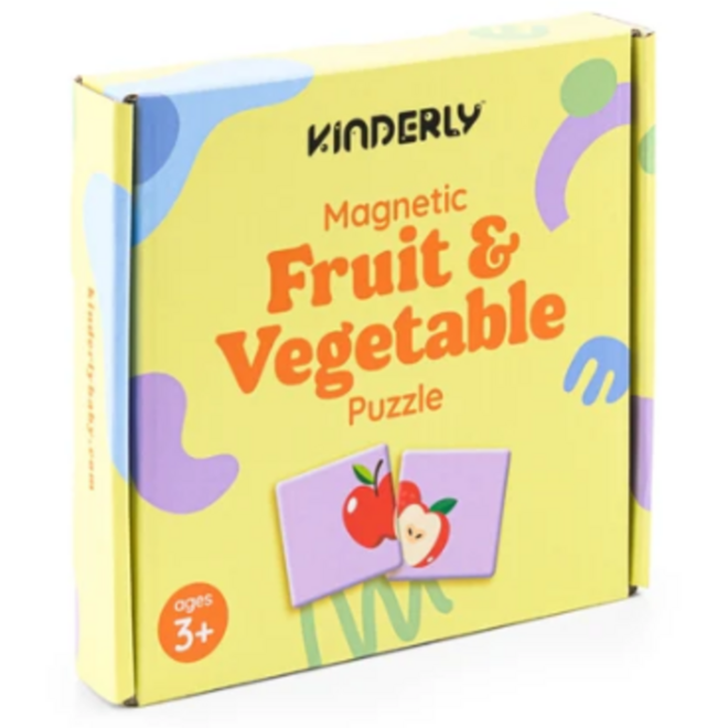 Magnetische fruit- en groentepuzzel