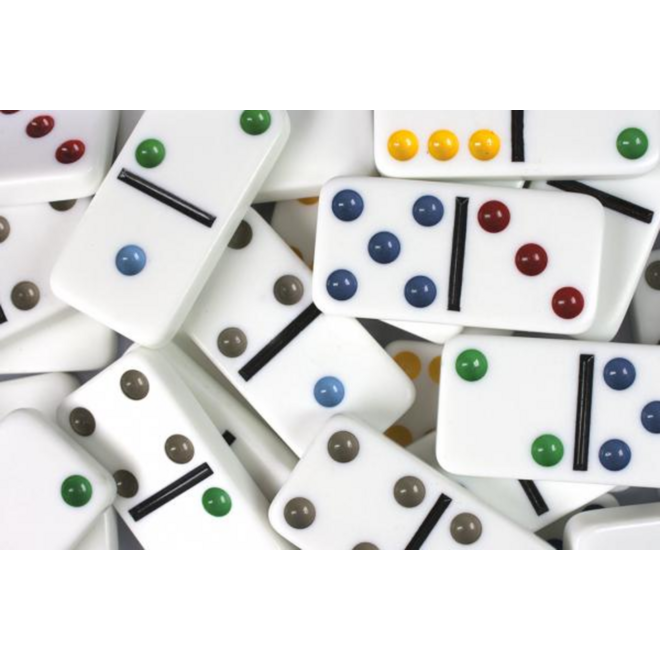 Domino dubbel 6 in blik