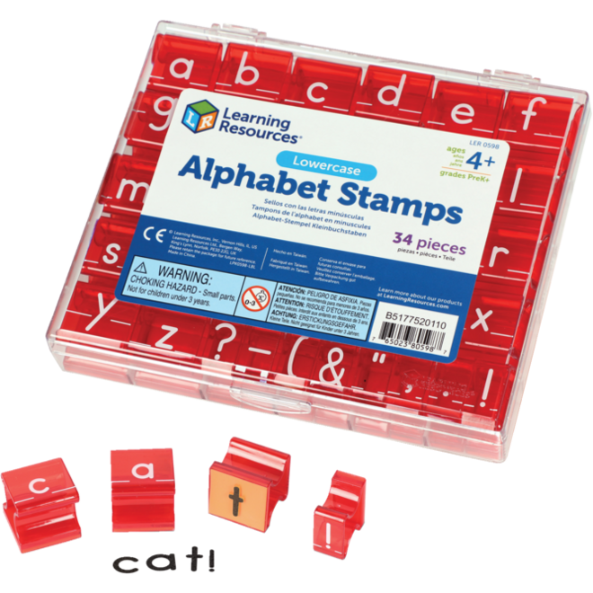 Letterstempels kleine letters