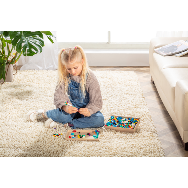 Gewichtskubussen in 10 kleuren (1000 stuks), in RE-Wood® doos