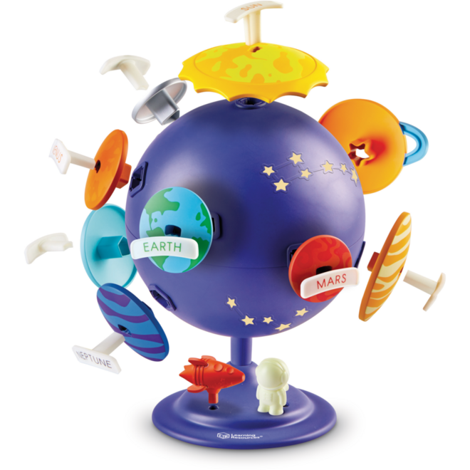 Zonnestelsel puzzel wereldbol