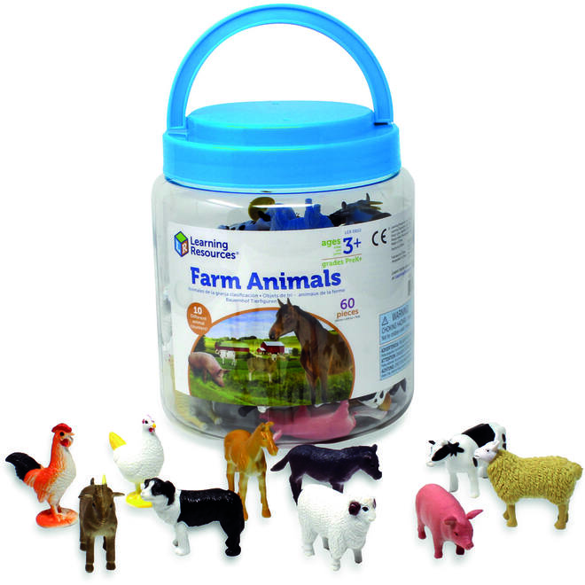 Dierentellers Boerderij (set van 60)