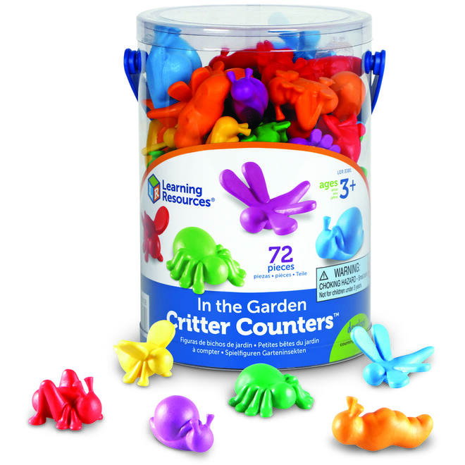 Dierentellers In de tuin (set van 72)