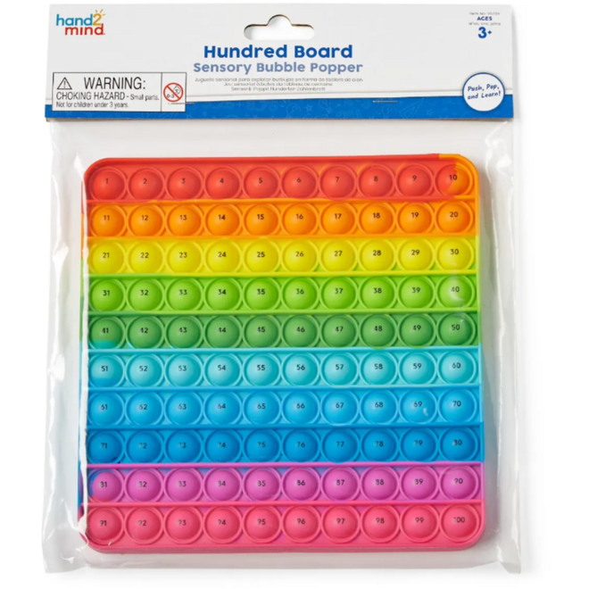Honderdbord sensorische bubbelpopper