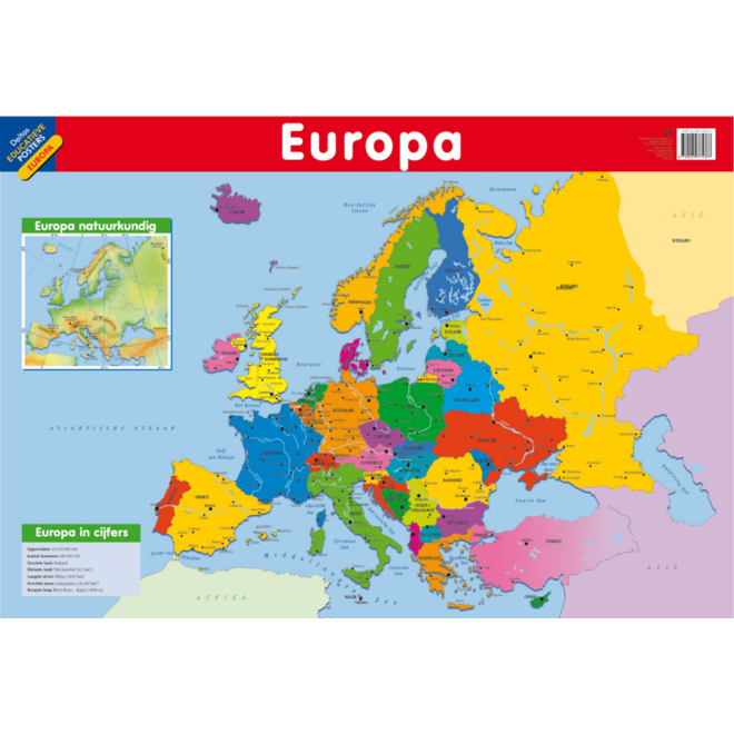 Educatieve Poster: Europa