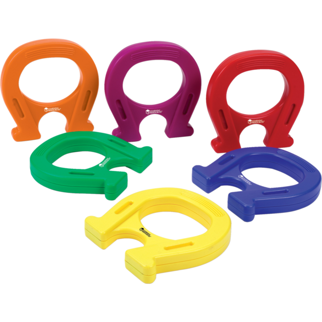 Jumbo hoefijzermagneten, set van 6
